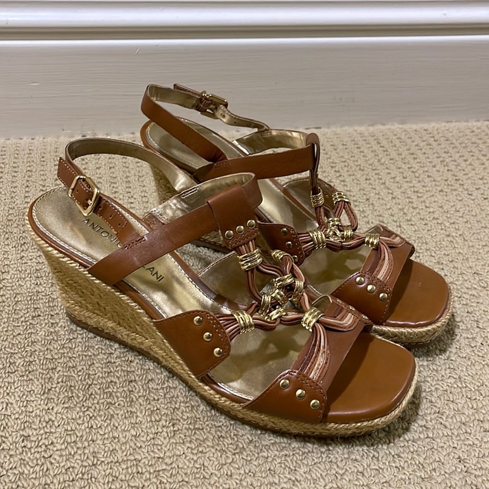 Antonio Melani espadrille wedges- size 8/8.5